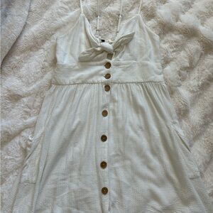 Roxy Cream Textured Dress